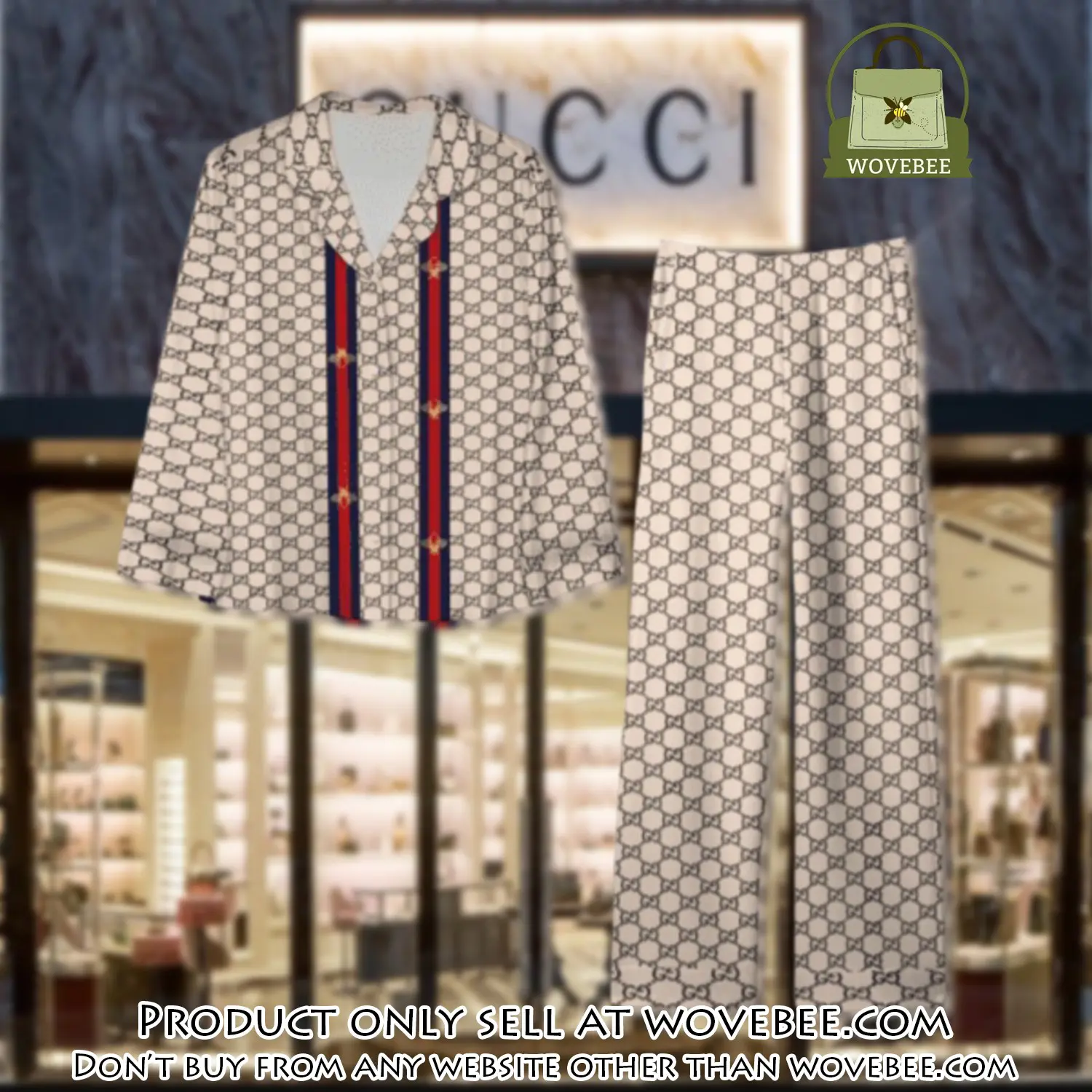 Trending luxury gc satin pajama set pjs1068 wvb1403679